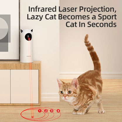 Smart Interactive LED Laser Toy – Automatic Cat & Dog Teaser