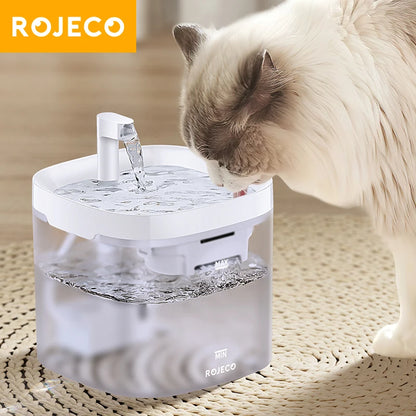 Smart Pet Water Fountain – Automatic Rechargeable Cat & Dog Water Dispenser with Filter & Pump