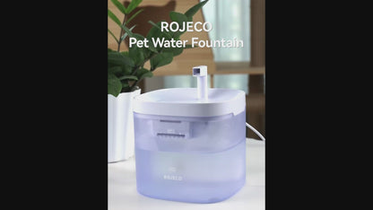 Smart Pet Water Fountain – Automatic Rechargeable Cat & Dog Water Dispenser with Filter & Pump